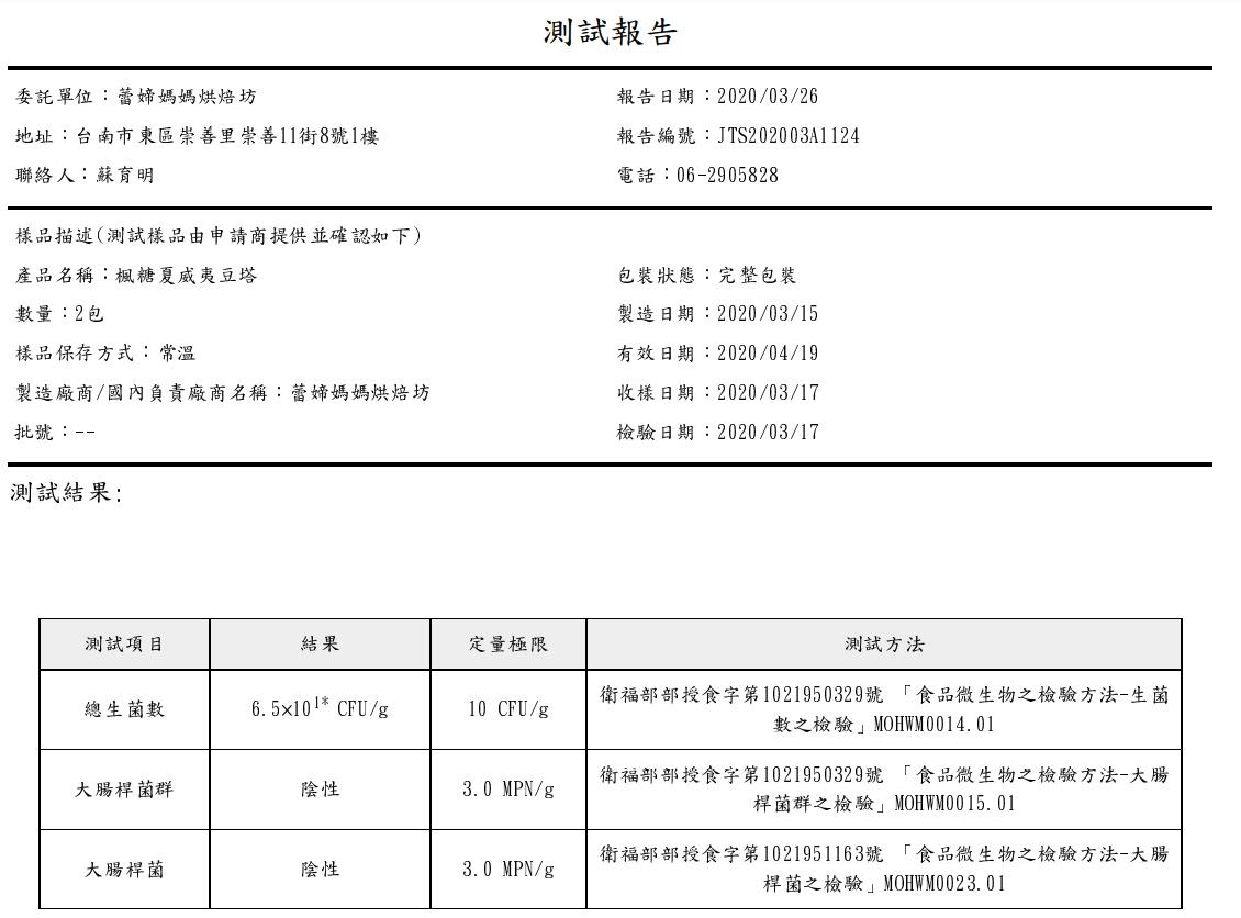 測試報告